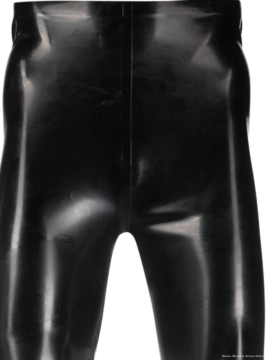 Maison shorts biker Margiela latex Men 0308