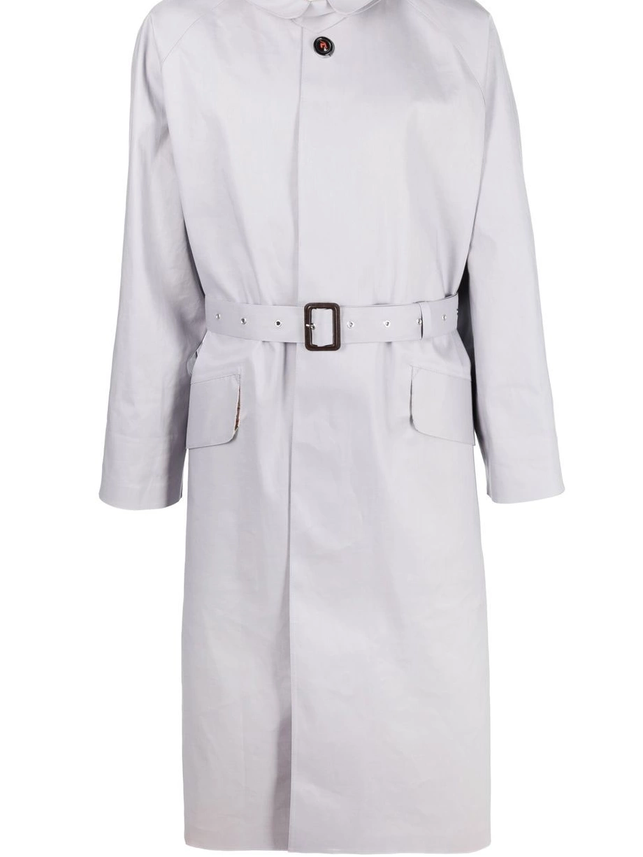 coat Maison Margiela Men single-breasted belted 0308