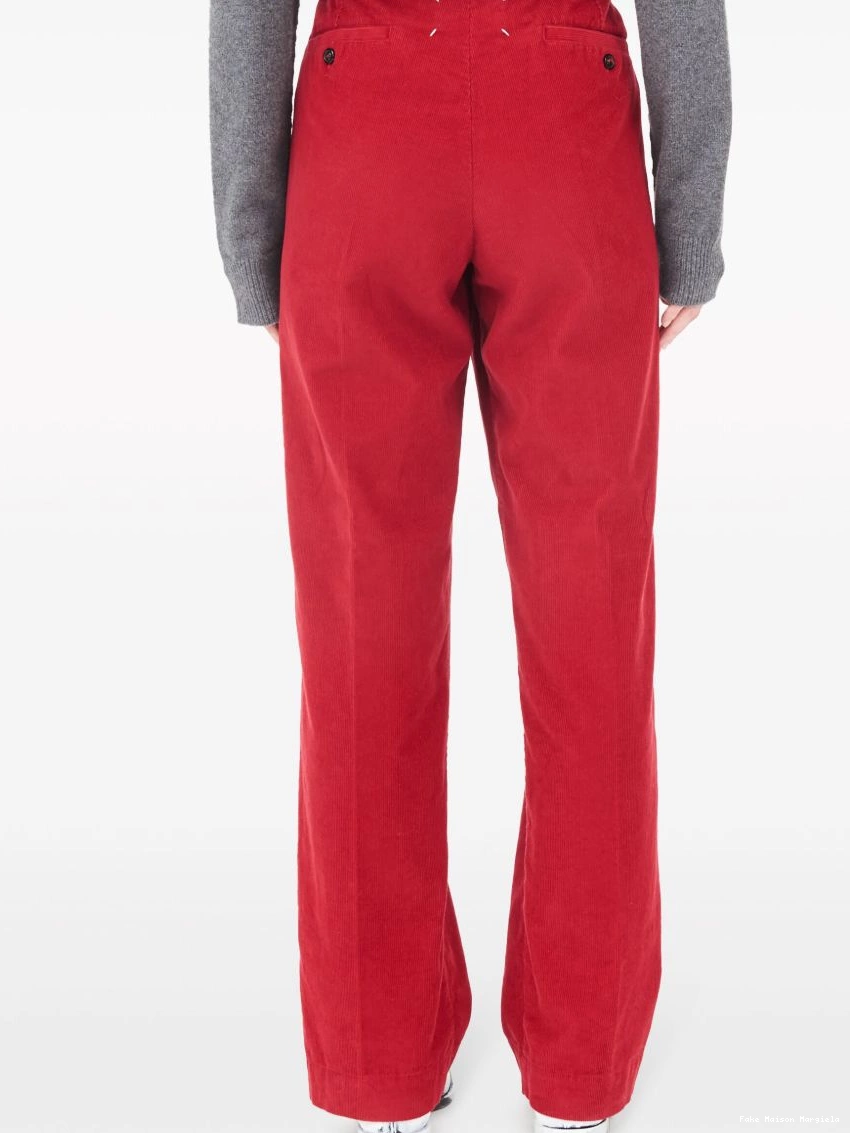 Affordable high-waisted Maison Margiela trousers Men corduroy 0307