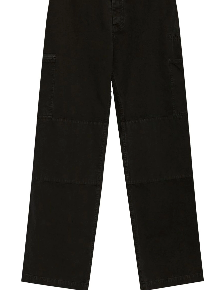 Margiela MM6 numbers-motif Maison trousers loose Men 0309